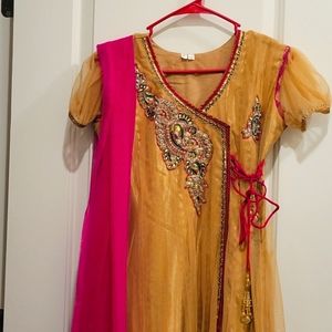 🌟 Rajasthani-Style Indian Anarkali Dress ✨ Elegant • Traditional